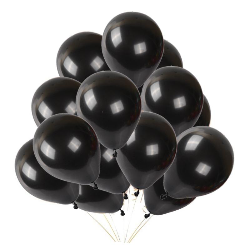 Gold Pink Blue Black Latex Balloons Baby Shower Birthday Wedding Party Anniversary Balloon Decor Kids Adult Clear Air Balloons