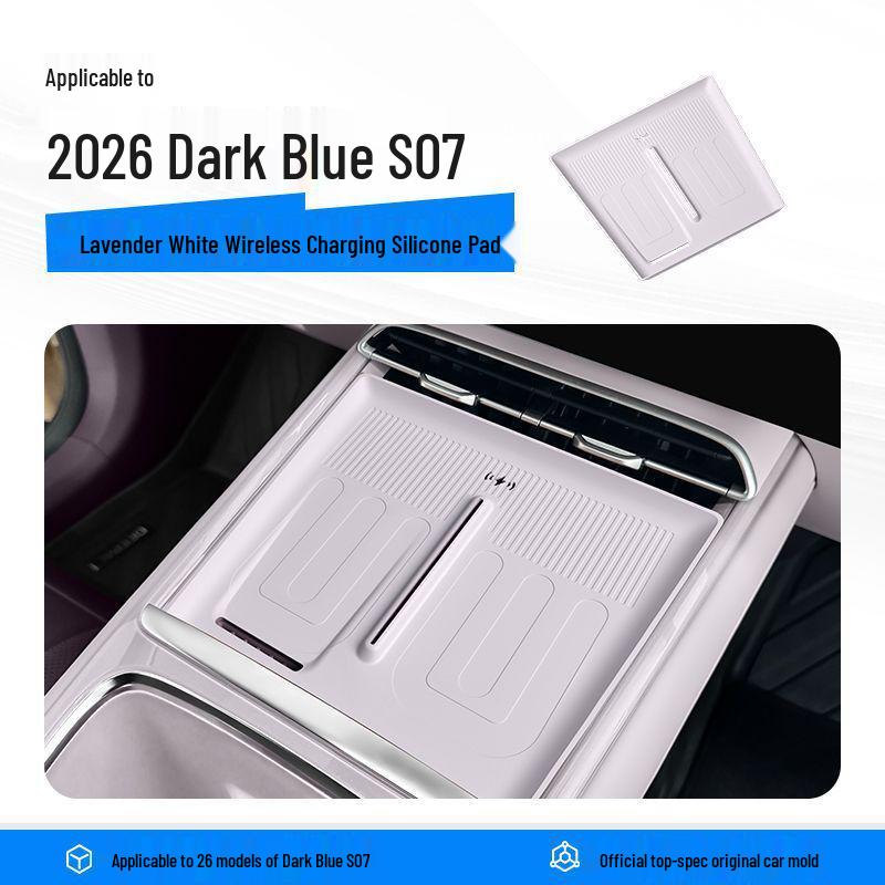 Compatible with 26 Deepal S07 Models: Center Console Silicone Storage Box Organizer for Car Interior Modification.