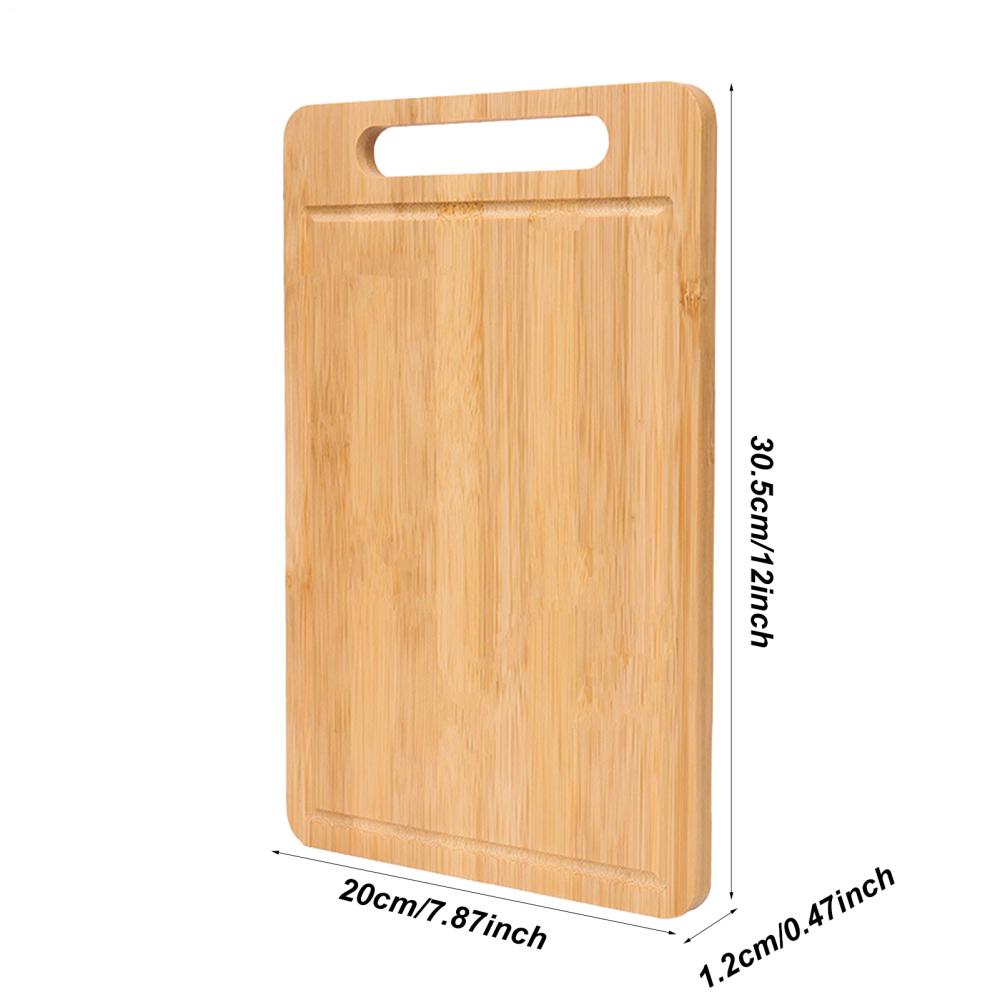 Thick Wood Cutting Board Set Double Sided Chopping Board Reversible Durable For Meat Veggies, Kitchen & Charcuterie