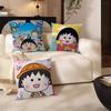 Chibi Maruko-chan Obal na vankúš Obal na vankúš Poťah na čalúnenie Dekoračný vankúš na pohovku Obal na vankúš