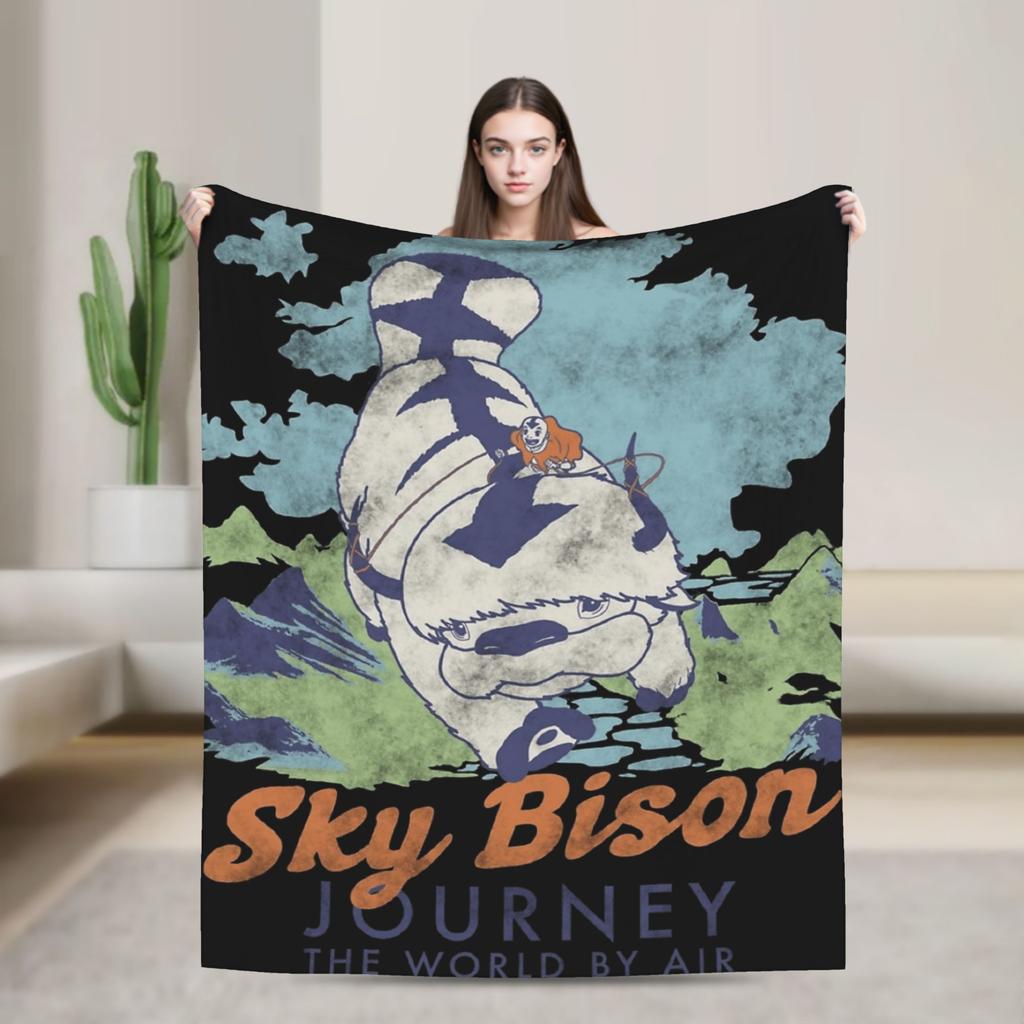 Avatar The Last Airbenders Blanket Soft Funny Plush Bedding Throws For Kids Living Room Flannel Bedspread Bed Cover