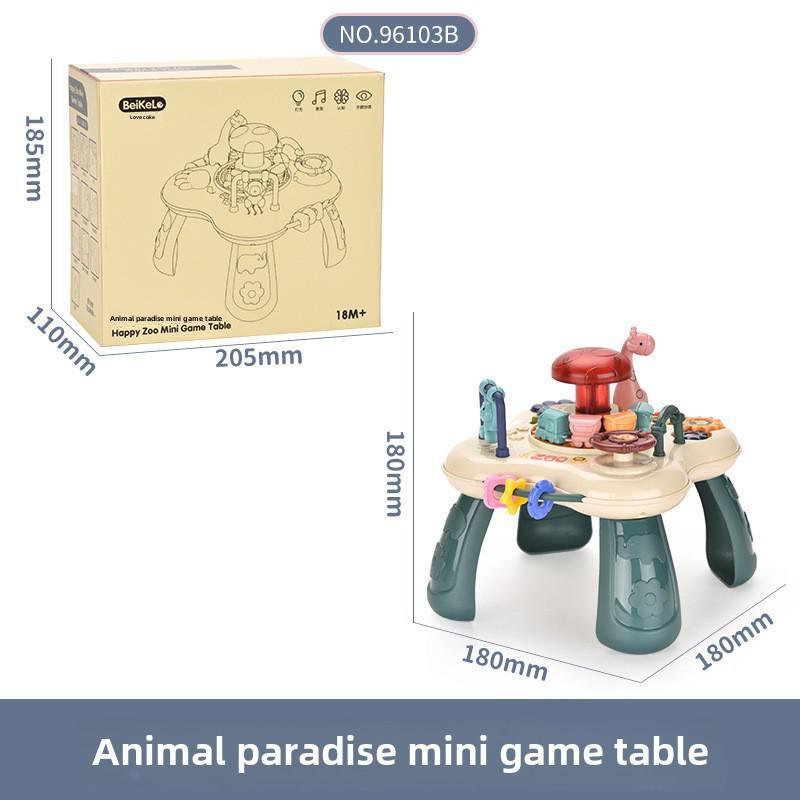 Multifunctional Baby & Toddler Music Game Table: Early Education Animal Park Study Toy