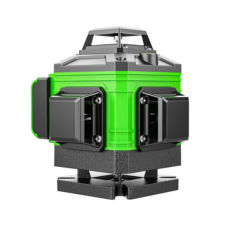 High-Precision 16-Line Green Laser Level with Wall/Floor Mount and Ultra-Long Standby