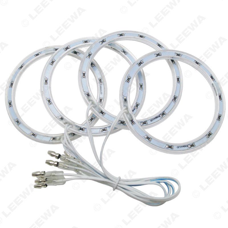 Fiat Grande Punto SMD Angel Eye Halo Lights with Cover