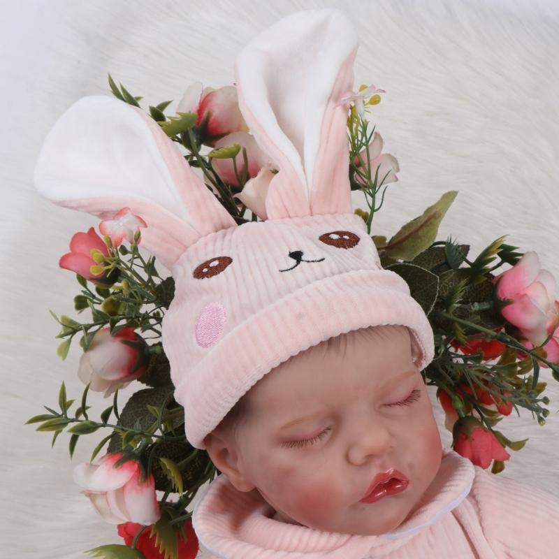 Life Like Twin Doll ClothBody Reborns Doll with Hand Painting Hair Soft Reborns Newborn Baby Doll Kids Sleep Toy 15.7''