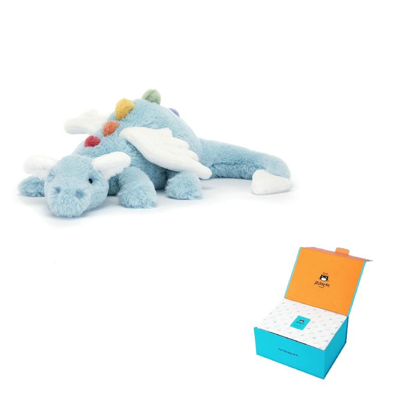 

JELLYCAT Mythical Animals Sky Dragon Blue Doll Plush Doll Sitting 12cm/19cm Height Height