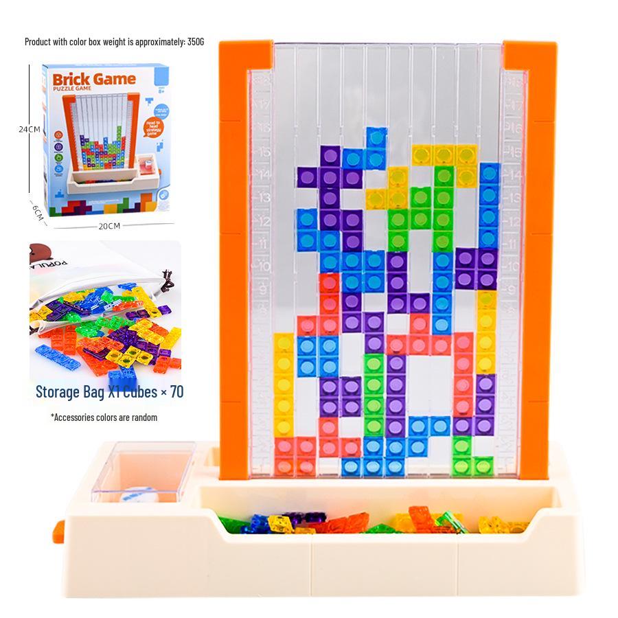 3D Creative Russian Cube: Children's Educational Tabletop Block Game