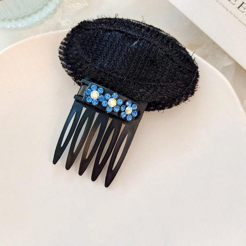 1pcs Fluffy Bangs Volume Booster Pad Clip, Invisible Seamless 5-Tooth Hair Comb Top Hairline Anti-Flattening Root Clip - An Excellent Hair Styling