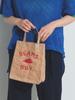 Bag Tote Bag BB Logo Shop Bag Beige One Size [BEAMS BOY] Women's