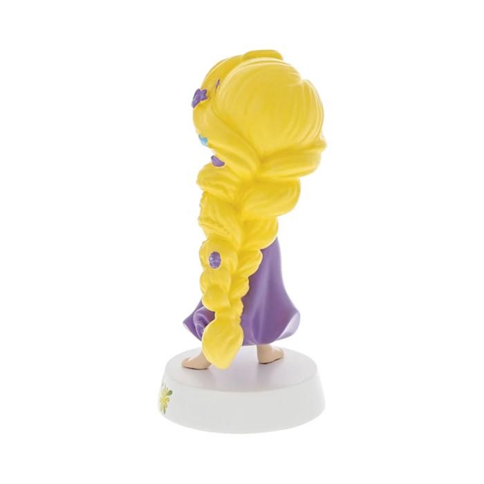 Figurine - enesco - raiponce - robe violette - vinyle de haute qualité