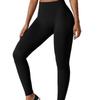 New women's solid color yoga sports high waist 9-point leggings cotton large size outer wear autumn and winter modal