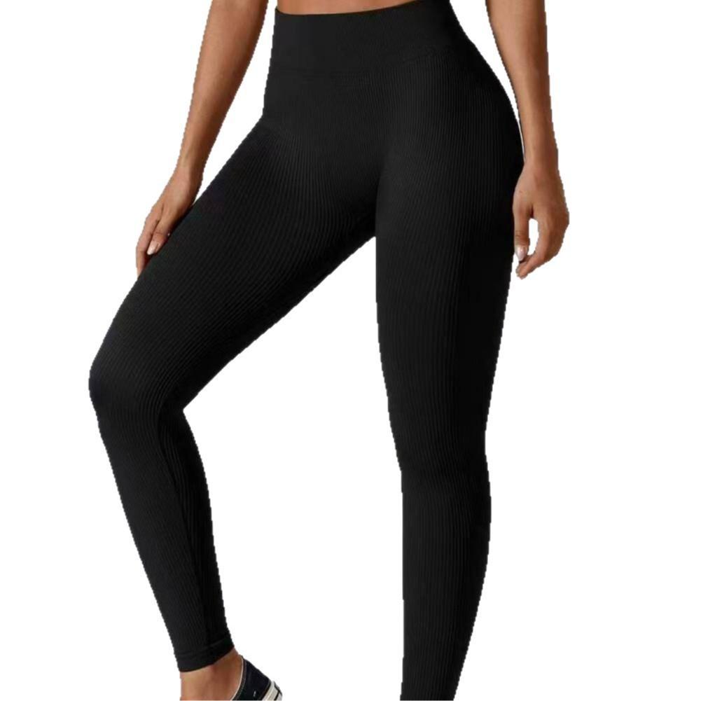 New women's solid color yoga sports high waist 9-point leggings cotton large size outer wear autumn and winter modal