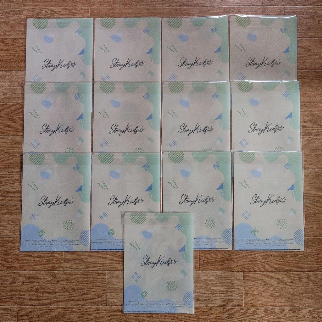 [USED] StrayKids Clear File 13 Sheets