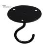 1 Set Convenient Anti Rust 3 Colors Wall Mount Hook Flower Basket Ceiling Wrought Iron Hook for Household