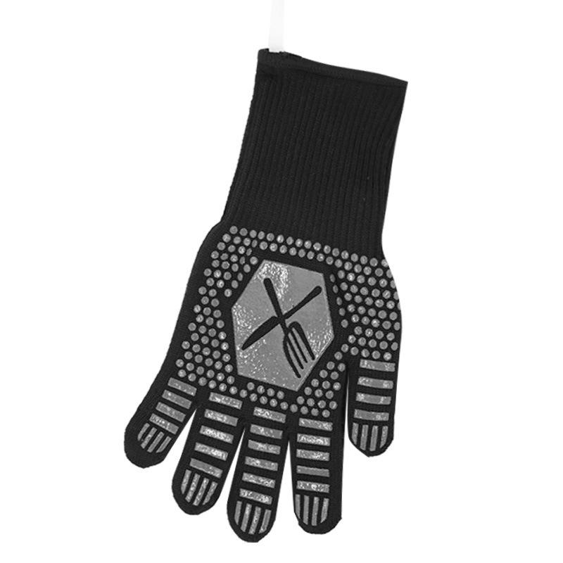 Heat-Resistant Flame Retardant Silicone BBQ Oven Gloves