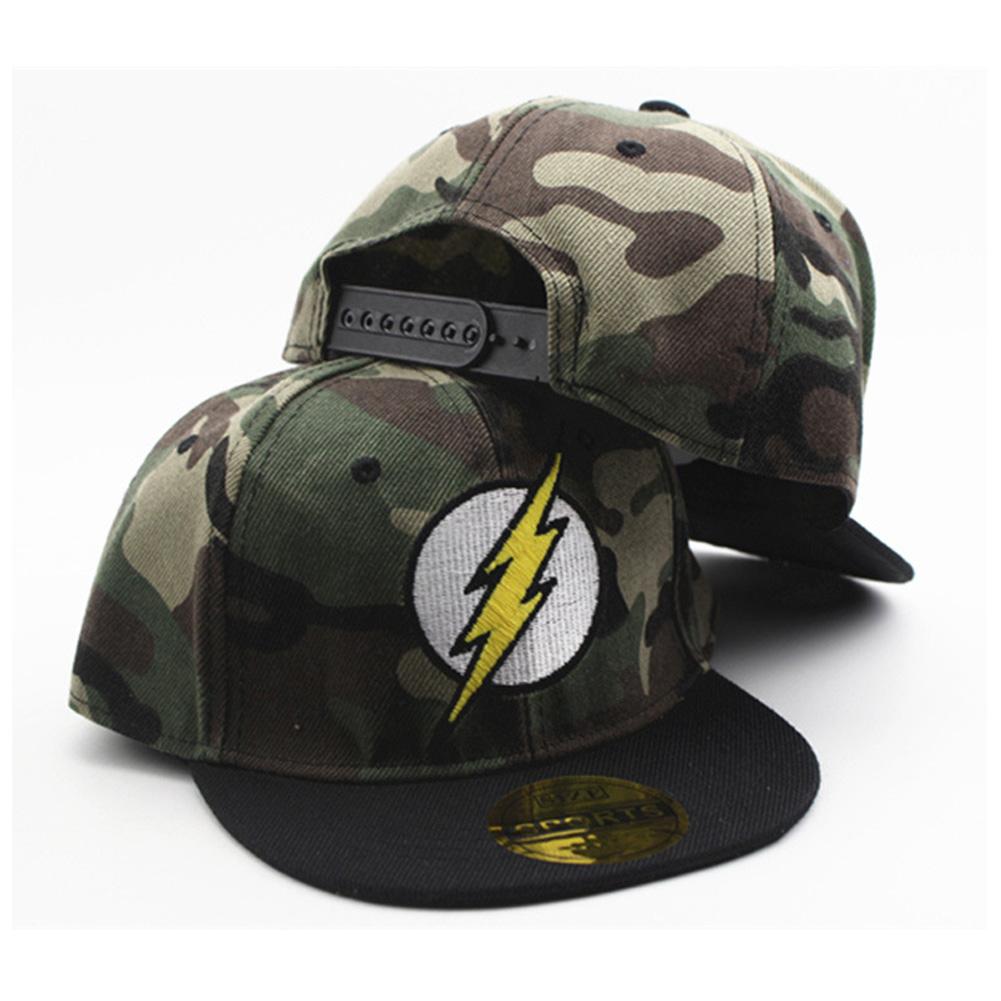 Kids Boys Girls Cartoon Embroidery Camouflage Adjustable Hip Hop Baseball Cap