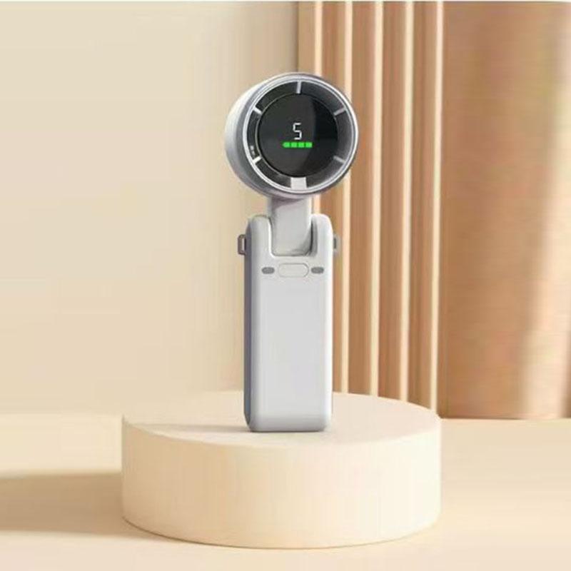 

2025 Новый портативный электрический вентилятор Креативный складной ручной вентилятор высокой мощности USB Перезаряжаемый мини-вентилятор Подвесной на шею Маленький вентилятор