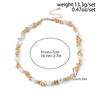 Irregular Beaded Choker Collar Collarbone Chain Female, Simple Ins Star Cross Fringed Collar