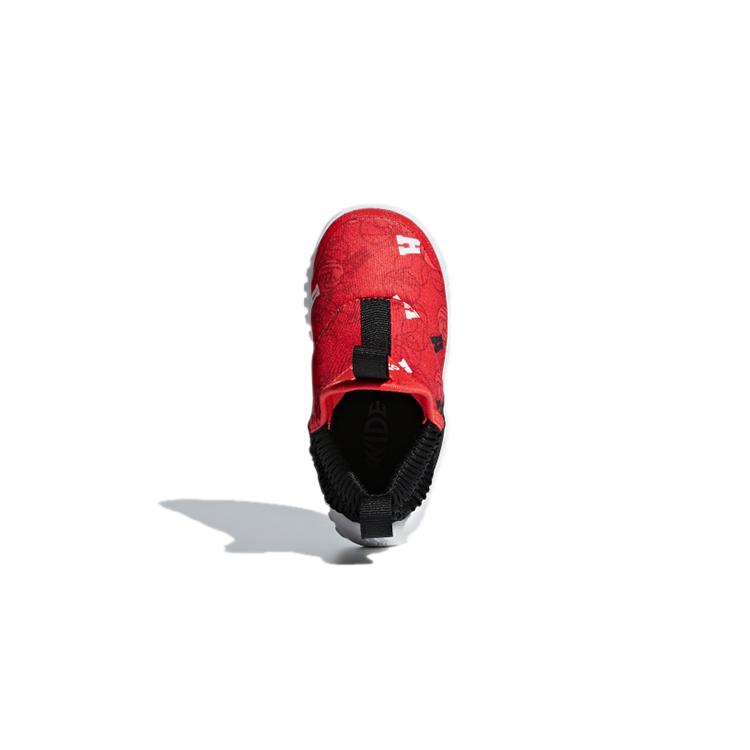 New Adidas Rapidazen I Low-Top Running Shoes Red Black Infant And Toddler D96845