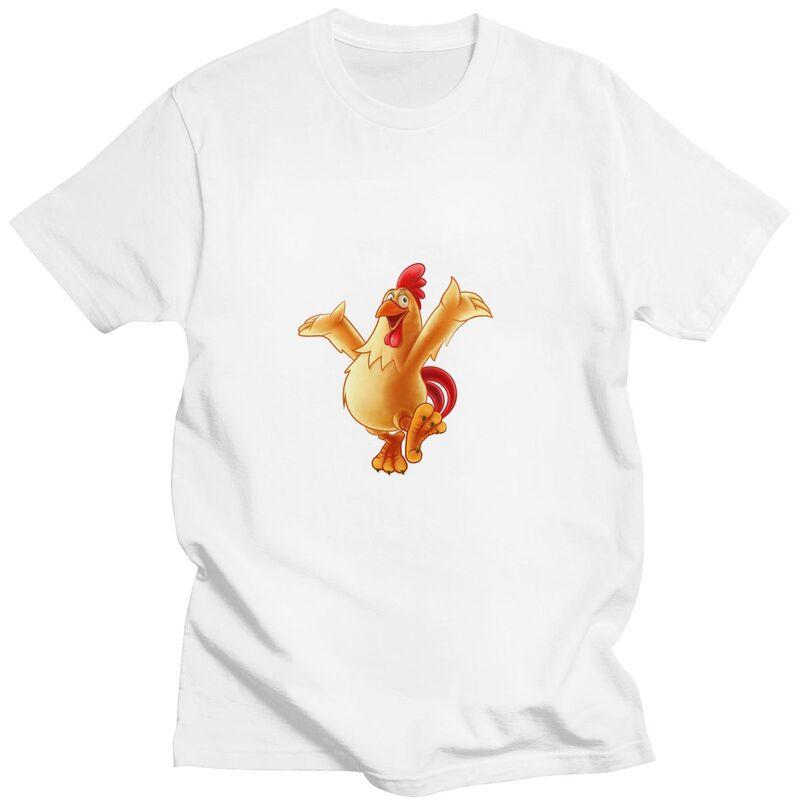 Unisex After God Made Me He Said Tada Funny Chicken T Shirt Short Sleeves Pure Cotton Humor Joke Tshirt Leisure Graphic Tees Shirt