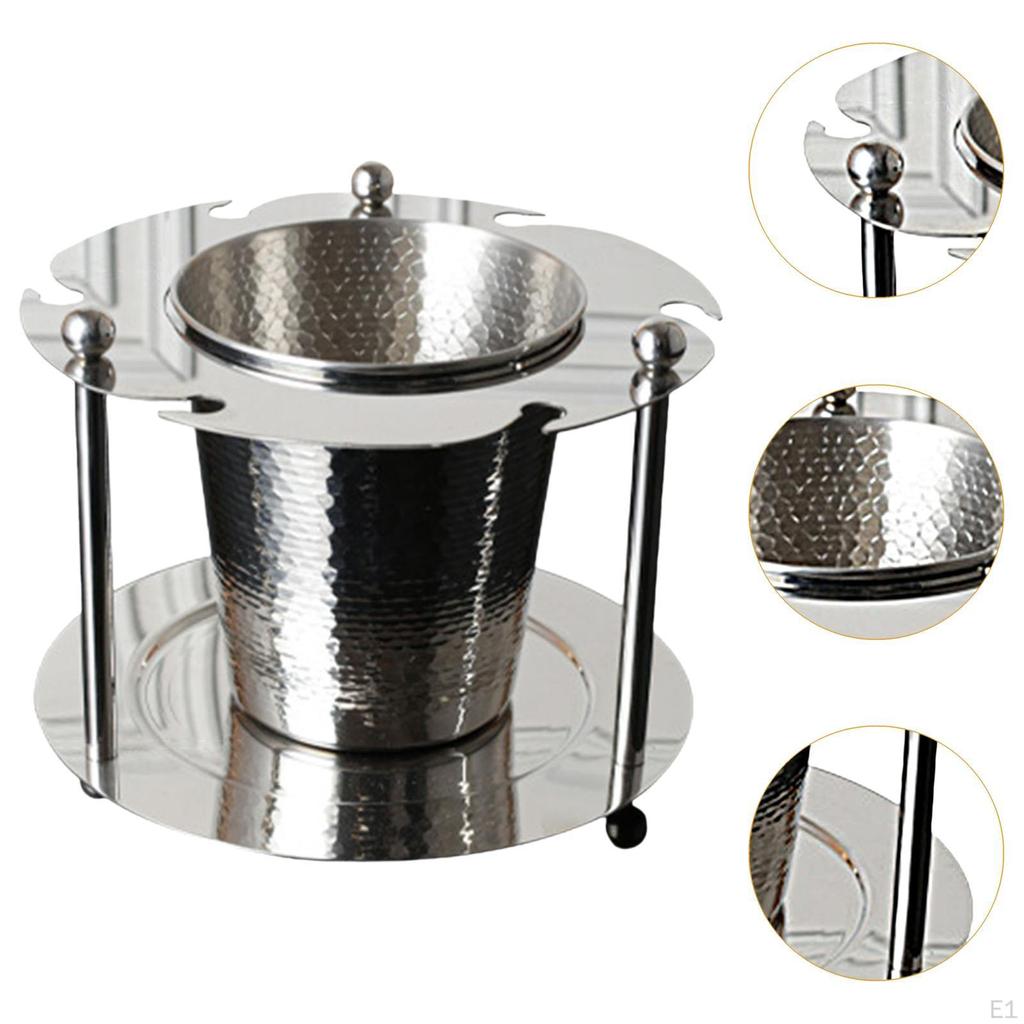 Easy Clean Multi-Function Round Ice Bucket,Beer Bucket,Champagne Beer for Parties,Restaurant,Indoor