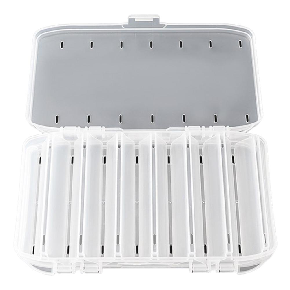 Double Sided Fishing Tackle Box Large Capacity Fishing Lure Hook Box Wear-Resistant Fishing Lure Organizer for Storage Big Baits