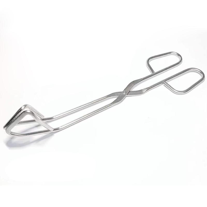 Stainless Steel Food Tongs Kitchen Utensil Buffet Cooking Tool Anti Heat Bread Clip Pastry Clamp for Desserts Salads BBQ