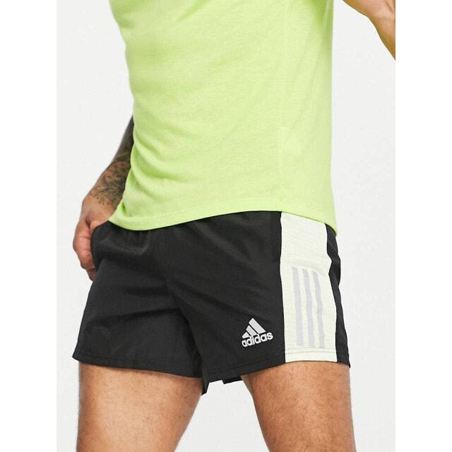 

Черно-зеленые шорты adidas Running Own The Run