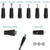 3-12V Adjustable Power Supply Adapter 15W with Overloads Protections 8 Interchangeable Connectors Charger