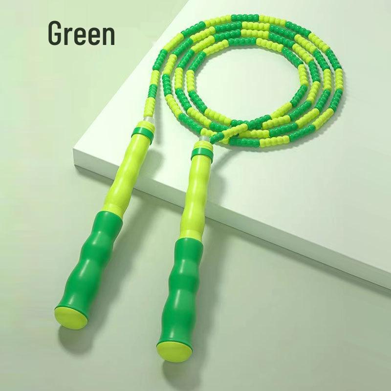 Adjustable Bamboo Jump Rope for Kids - Primary School & Kindergarten Beginner Special