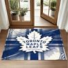 Toronto Maple Leafs Design Kristalfluweel Tapijt Zacht Decoratief Mat voor Slaapkamer Entree