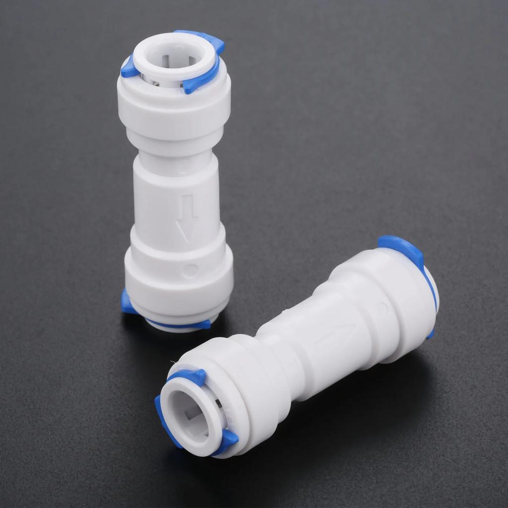 3/8" (9.5mm) Pushfit Tube Non-Return One Way Check Valve For RO Water Filter System Reverse Osmosis RO Water System Purifier 1pc