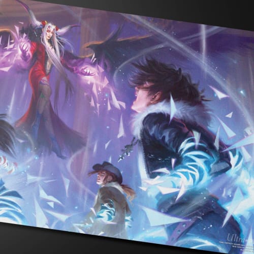 Ultra PRO - Final Fantasy X Universe Beyond Temporal Extortion Magic: The Gathering Playmat | Card Game Playmat, Final Fantasy Collectibles, Desk Mat,