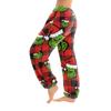 Women's Solid Color Trousers With Cuffs Casual Pants And Pajama Pants