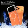 iPhone 17 Pro Max Transparent Frosted Magnetic Charging Protective Case - Creative & Personalized Design