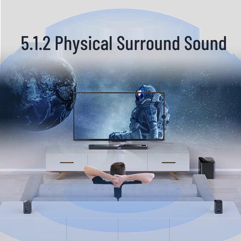 SANSUI 95E 5.1.2 Dolby Atmos Home Surround Sound System (CN version)