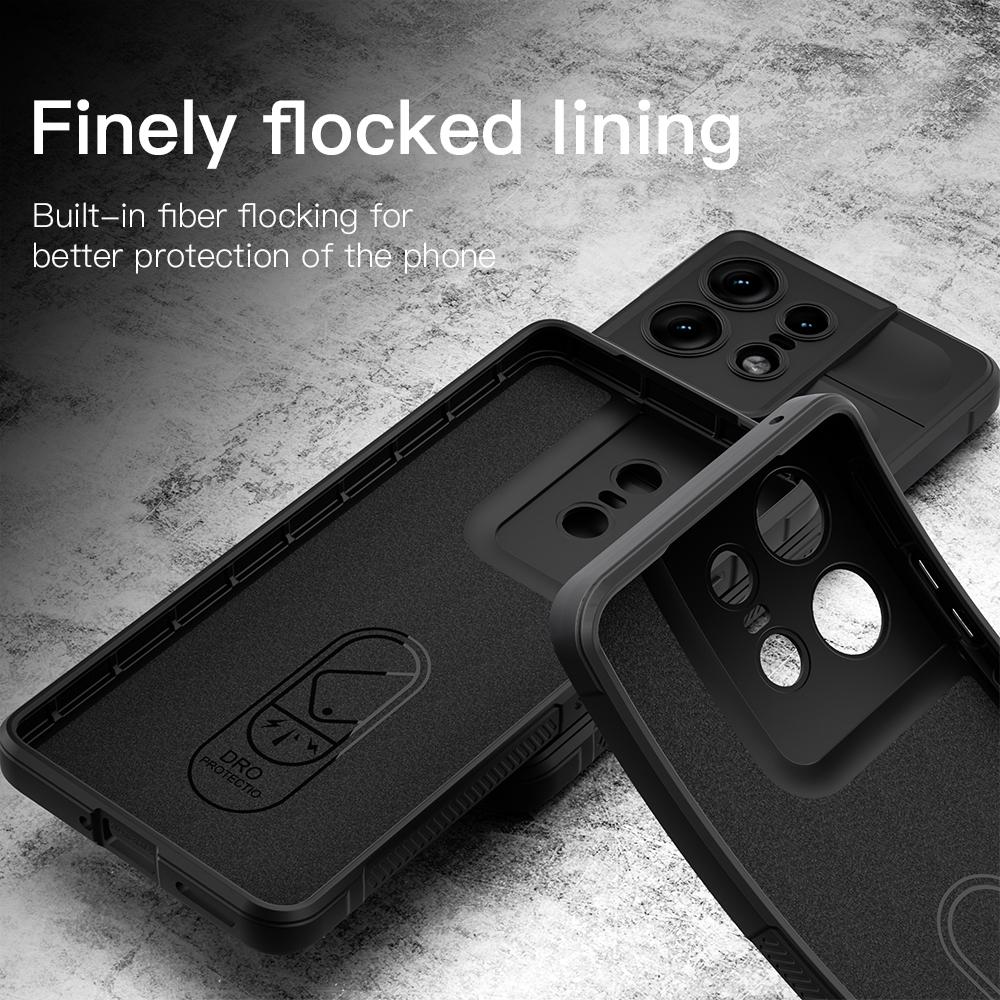 KEYSION Shockproof Case for Motorola Edge 50 Pro 5G G34 5G Anti-skid Soft Silicone Phone Back Cover for Motorola MOTO G34 5G