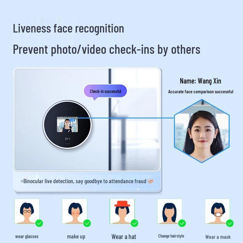 Magic Point M3 Slimme Gezichtsherkenning Tijdklok