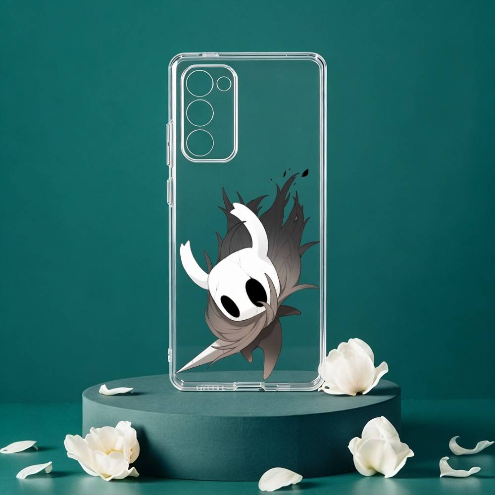 H-Hollow K-Knight Phone Case For Samsung Galaxy S24 S25 S23 S22 S21 Plus S24 S25 Transparent Cover Case