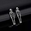 New Halloween Skull Skeleton Drop Earrings for Women Fashion Punk Charm Ghost Spider Web Dangle Earrings Jewelry Gift
