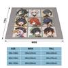 Anime Breathable Super Warm Soft Blanket for Bedding Travel Blanket Flannel
