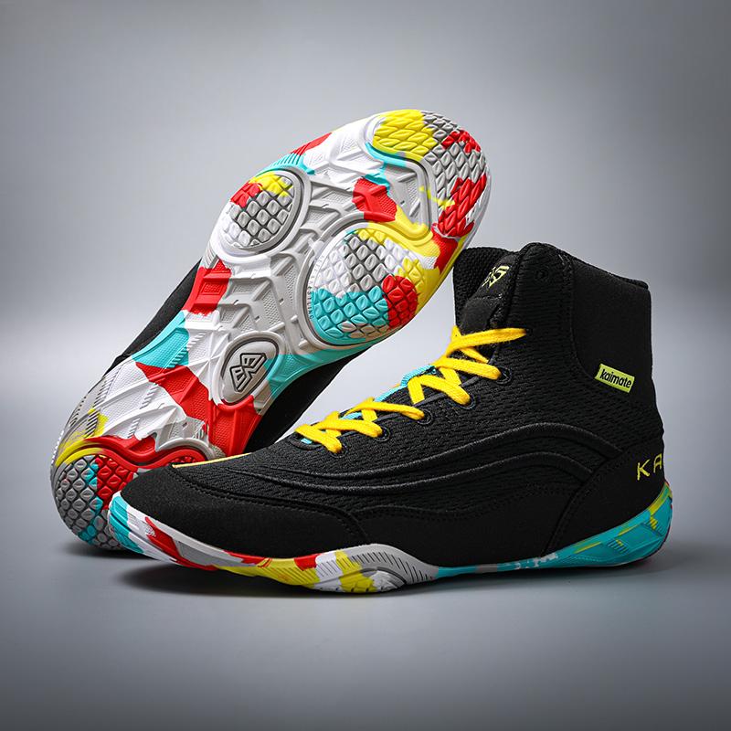 Professional Gym Wear Resistant Non-slip Leisure Sports Shoes Multi-functional Training Shoes Boxing Wrestling Fighting Shoes