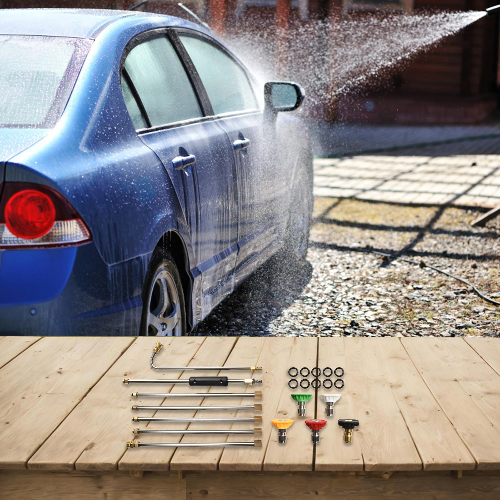 

Spray Wand for Gutter Cleaning Compatible with Pressure Washer Featuring Straight and Curved Rods and Multiple Nozzles China Mainland
