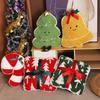 Christmas Series Plush Elf Reindeer Pillow With Pp Cotton For Holiday Home Decor