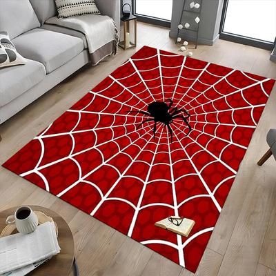 1PC Spider Web Extra Large Non Slip Floor Carpet, Office, Family, Bedroom, Studio Large Area Rug Indoor Rugs