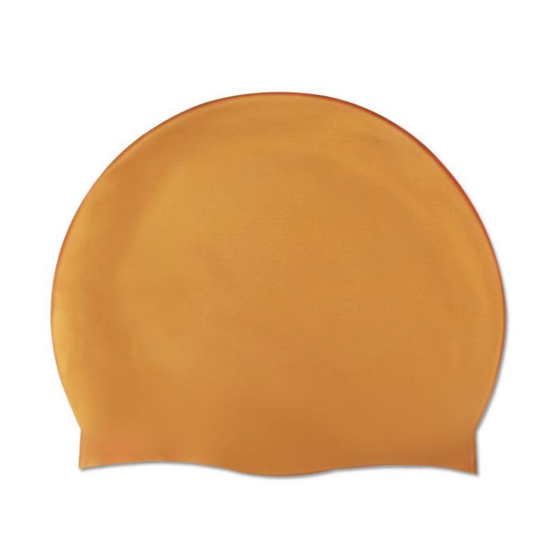 Universal Plus Size Silicone Swimming Cap for Men, Women, and Children - Comfortable, Non-Tight Fit