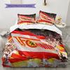 Union Berlin Logo Muster Bettwäsche Heimdekoration Geburtstagsgeschenk ( 1 Bettbezug + 2 Kissenbezüge, ohne Füllung),Fanartikel.