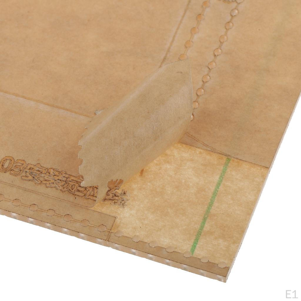 4 Pieces Acrylic Handbag Pattern Stencils Template Leather Crafts Supplies