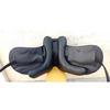 New Red Black Leather Dressage Monoflap Changeable Gullets Horse Saddle, Size 16", 16.5", 17", 17.5", 18"