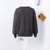 Women Sweaters Knit Basic Pullover Long Sleeve Round Neck Solid Spring Streetwear Knitwear Loose Elegant Jumper Female Tops